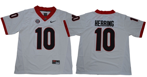 Bulldogs #10 Malik Herring White Limited Stitched NCAA Jersey$49.00$22.50