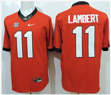 Georgia Bulldogs #11 Greyson Lambert Red Limited Stitched NCAA Jersey