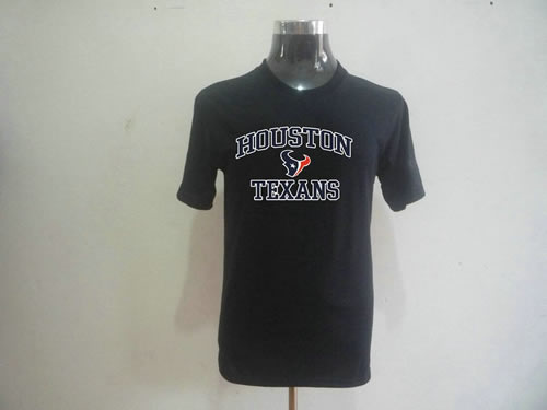 nfl houston texans big & tall heart & soul t-shirt black