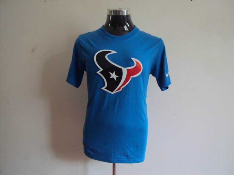 houston texans sideline legend authentic font dri-fit t-shirt -l.blue