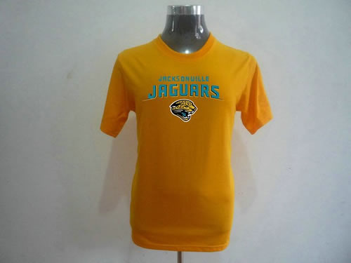 jacksonville jaguars big & tall critical victory t-shirt yellow