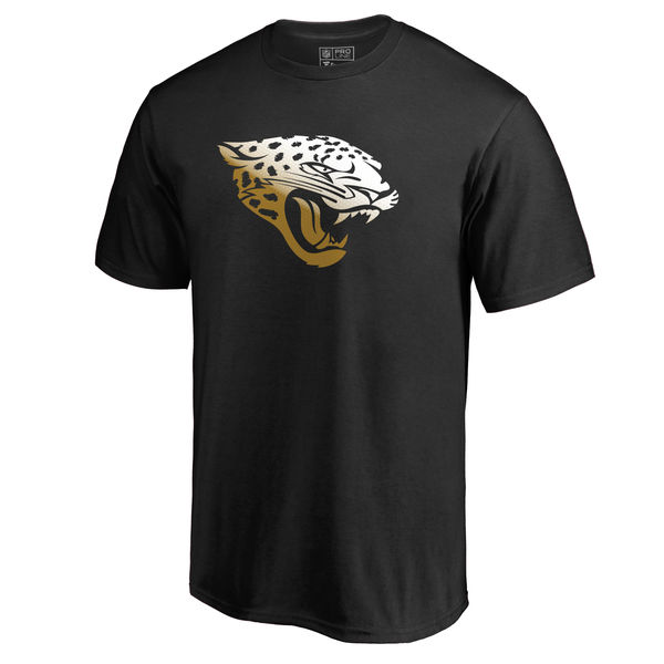 Jacksonville Jaguars Pro Line By Fanatics Branded Black Big & Tall Gradient Logo T-Shirt