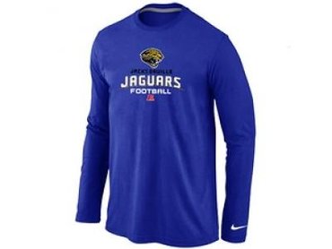 NEW Jacksonville Jaguars Critical Victory Long Sleeve T-Shirt Blue