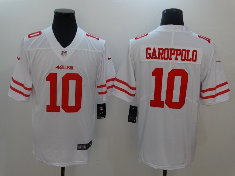 Nike 49ers 10 Jimmy Garoppolo White Vapor Untouchable Player Limited Jersey