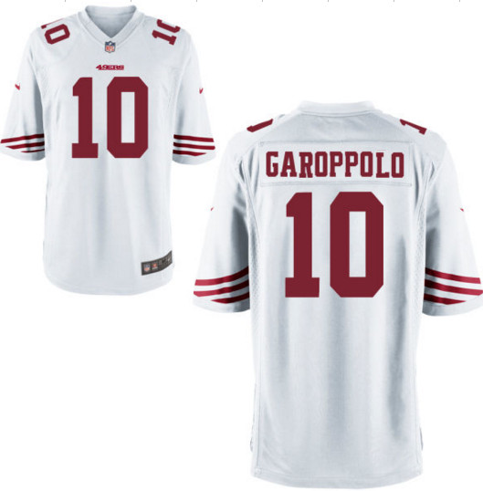 Nike NFL 49ers #10 jimmy garoppolo White Vapor Untouchable Limited Jersey