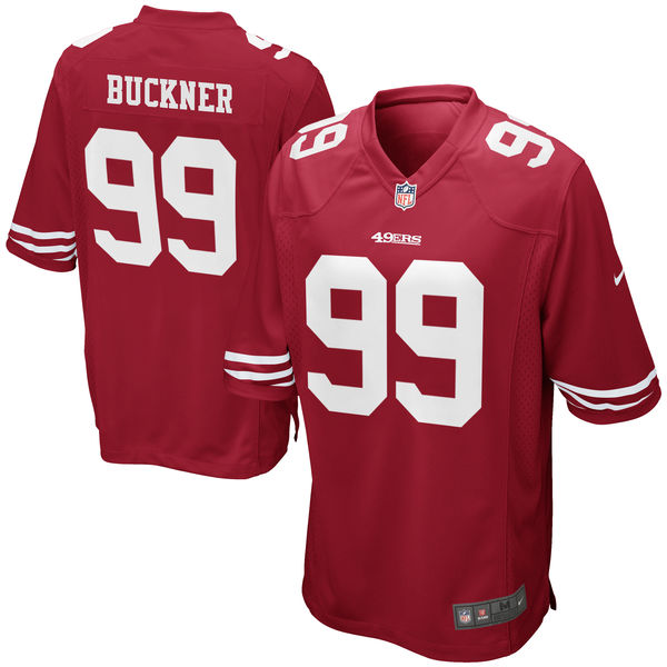 San Francisco 49ers #99 DeForest Buckner Nike Scarlet Red Game 2016 Jersey