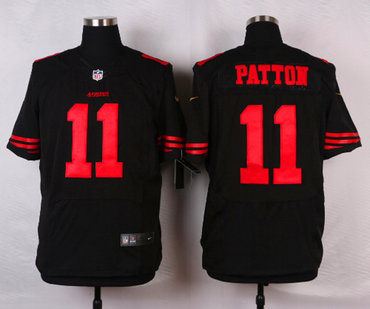 2015 NEW jerseys san francisco 49ers #11 patton black Elite jerseys