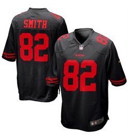 2015 Nike San Francisco 49ers #82 Torrey Smith Black Alternate Limited Jersey