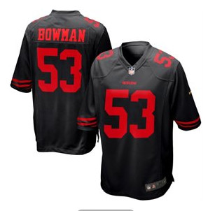 2015 New Nike San Francisco 49ers #53 NaVorro Bowman Black Alternate Limited Jersey