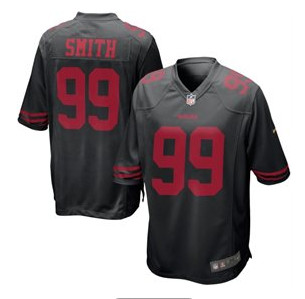 2015 Nike San Francisco 49ers #99 Aldon Smith Black Alternate Limited Jersey