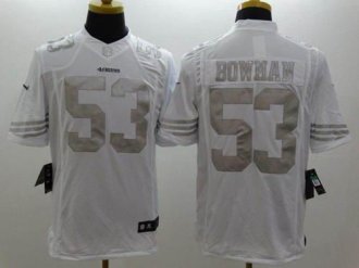 Nike San Francisco 49ers #53 NaVorro Bowman White NFL Limited Platinum Jersey