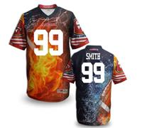 San Francisco 49ers #99 SMITH Men's Stitched NFL Elite Fanatical Version Jersey (12)