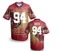 San Francisco 49ers #94 SMITH Men's Stitched NFL Elite Fanatical Version Jersey (13)