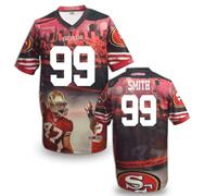 San Francisco 49ers #99 SMITH Men's Stitched NFL Elite Fanatical Version Jersey (9)