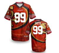 San Francisco 49ers #99 SMITH Men's Stitched NFL Elite Fanatical Version Jersey (8)