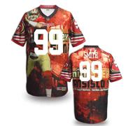 San Francisco 49ers #99 SMITH Men's Stitched NFL Elite Fanatical Version Jersey (7)