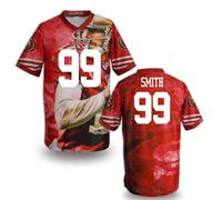 San Francisco 49ers #99 SMITH Men's Stitched NFL Elite Fanatical Version Jersey (4)