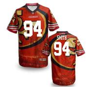 San Francisco 49ers #94 SMITH Men's Stitched NFL Elite Fanatical Version Jersey (8)