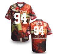 San Francisco 49ers #94 SMITH Men's Stitched NFL Elite Fanatical Version Jersey (7)