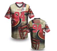 San Francisco 49ers #94 SMITH Men's Stitched NFL Elite Fanatical Version Jersey (6)