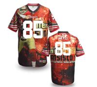 San Francisco 49ers #85 DAVIS Men's Stitched NFL Elite Fanatical Version Jersey (8)