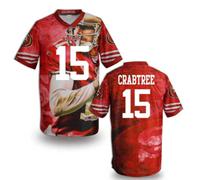 San Francisco 49ers #15 CRABTREE Men's Stitched NFL Elite Fanatical Version Jersey (4)