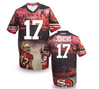 San Francisco 49ers #17 JENKINS Men's Stitched NFL Elite Fanatical Version Jersey (9)