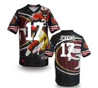 San Francisco 49ers #17 JENKINS Men's Stitched NFL Elite Fanatical Version Jersey (5)