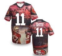 San Francisco 49ers #11 SMITH Men's Stitched NFL Elite Fanatical Version Jersey (9)