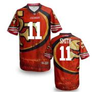 San Francisco 49ers #11 SMITH Men's Stitched NFL Elite Fanatical Version Jersey (8)