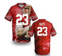 San Francisco 49ers #23 MAYS Men's Stitched NFL Elite Fanatical Version Jersey (4)