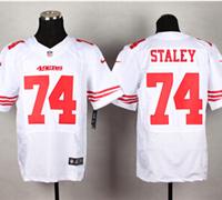 New San Francisco 49ers #74 Joe Staley White NFL Elite Jersey