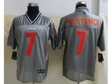 NEW San Francisco 49ers #7 Kaepernick Grey Jerseys(Vapor Elite)