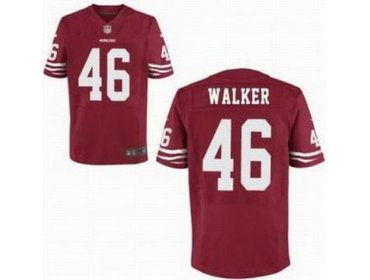 NEW NFL San Francisco 49ers 46 Delanie Walker Red Jerseys(Limited)