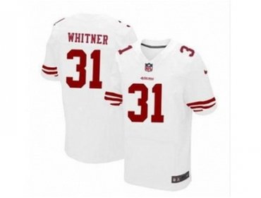 NEW NFL San Francisco 49ers #31 Whitner white Jerseys(Elite)