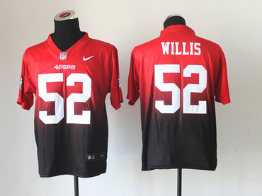 2013 NFL Nlike San Francisco 49ers 52# Drift Fashion II Elite Jerseys