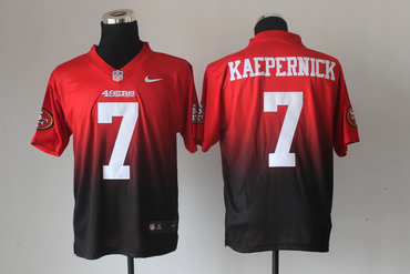 2013 NFL Nlike San Francisco 49ers 7# Colin Kaepernick Drift Fashion II Elite Jerseys