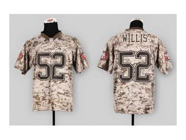 NEW jerseys san francisco 49ers #52 willis camo(2013 new Elite)(USMC)