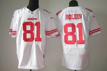 NEW NFL San Francisco 49ers 81 Anquan Boldin White Jerseys(Elite)