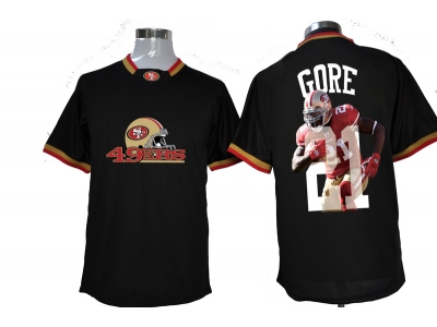 NEW NFL San Francisco 49ers #21 Frank Gore black jerseys(all-star fashion)