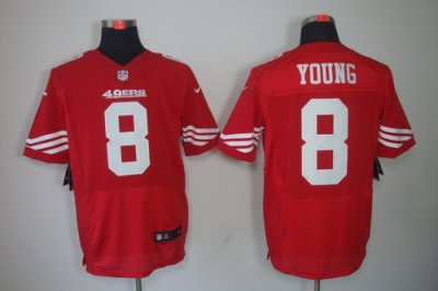 2012 NEW NFL San Francisco 49ers 8 Steve Young Red Jerseys (Elite)