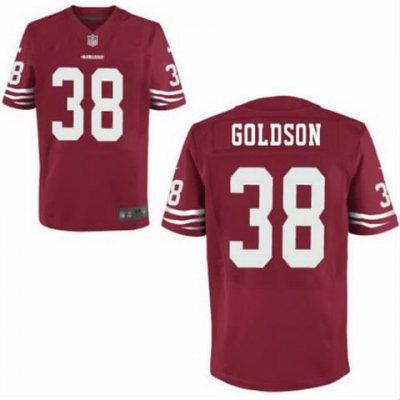 2012 NEW NFL San Francisco 49ers 38 Goldson Red Jerseys (Elite)