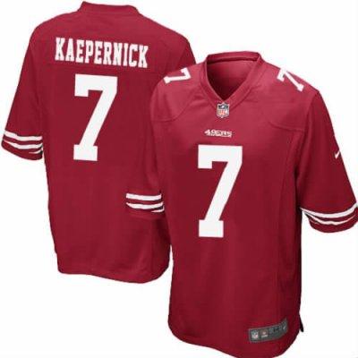 2012 NEW NFL San Francisco 49ers 7 Colin Kaepernick Red Jerseys (Elite)