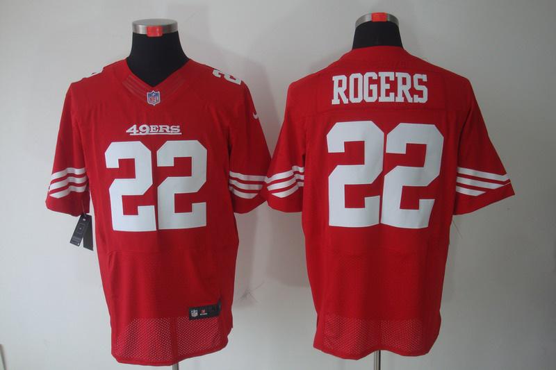 2012 NEW NFL San Francisco 49ers 22 Rogers Red Jerseys (Elite)