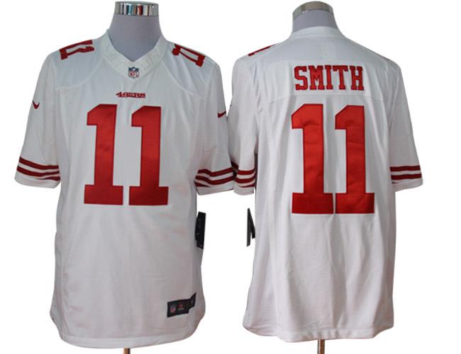 2012 NEW NFL San Francisco 49ers 11 Alex Smith White jerseys (Limited)