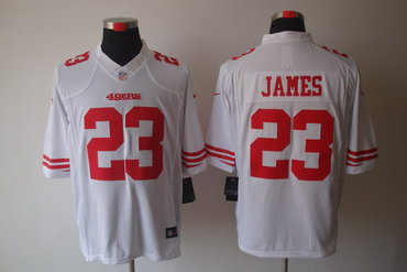 2012 NEW NFL San Francisco 49ers 23 James White jerseys (Limited)