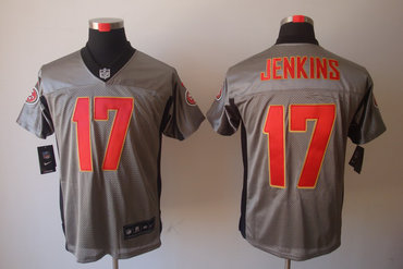 2012 NEW NFL San Francisco 49ers 17 A.J. Jenkins Grey Shadow Jerseys