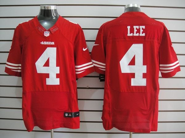 2012 NEW NFL San Francisco 49ers 4 Lee Red Jerseys (elite)