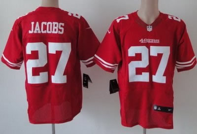 2012 NEW nfl san francisco 49ers 27 brandon jacobs red jerseys (elite)