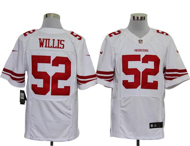 2012 NEW nfl san francisco 49ers 52 patrick willis white jerseys (elite)